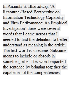 Discussion Reading Skills Identifying Words in Context